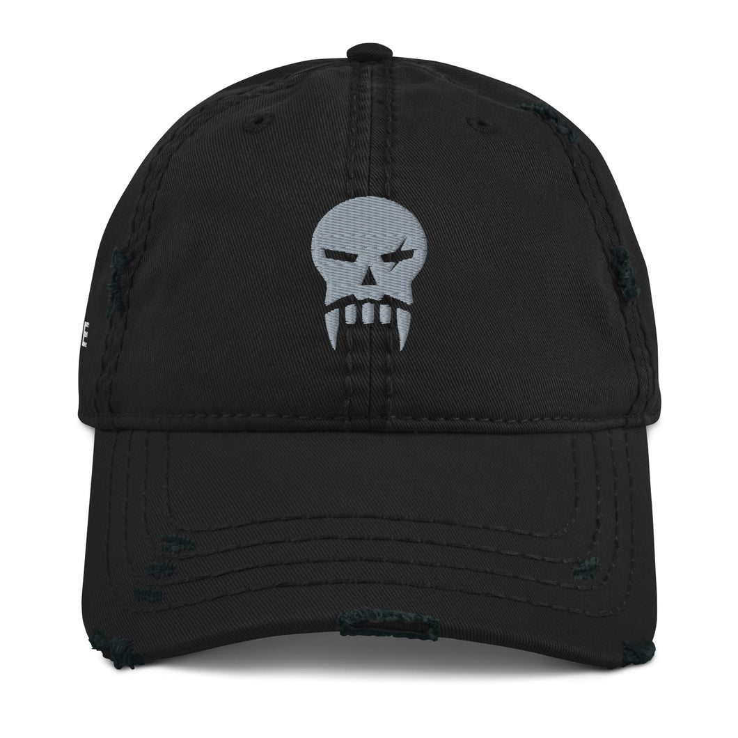 NPC PHYSIQUE Saber Tooth Distressed Dad Hat (Black)