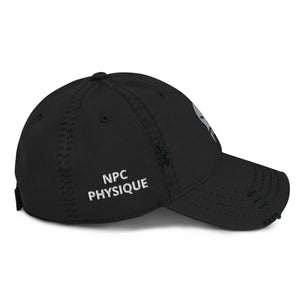 NPC PHYSIQUE Saber Tooth Distressed Dad Hat (Black)