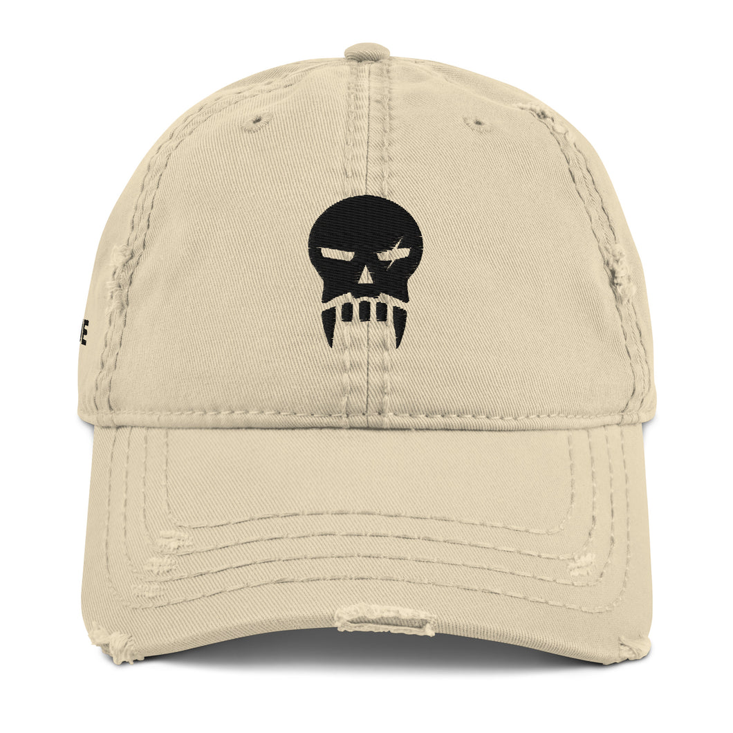 NPC PHYSIQUE Saber Tooth Distressed Dad Hat (Kaki)