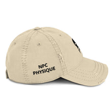 Load image into Gallery viewer, NPC PHYSIQUE Saber Tooth Distressed Dad Hat (Kaki)