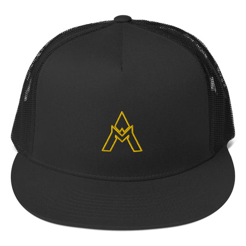 AM 5-Panel Trucker (Gold)