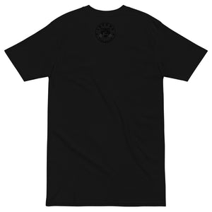 HUSTLE Cotton Tee | Blackout Line