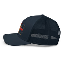 Load image into Gallery viewer, ENG Lax Lion Cross Trucker