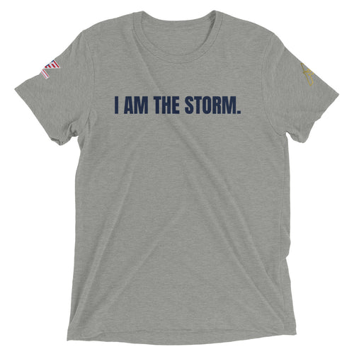 I AM THE STORM Tri-Blend Tee | Patriot Line