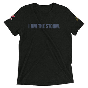 I AM THE STORM Tri-Blend Tee | Patriot Line