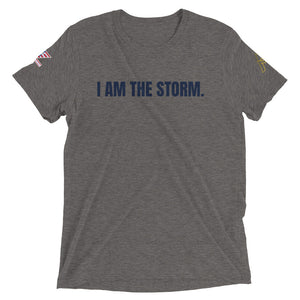 I AM THE STORM Tri-Blend Tee | Patriot Line