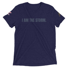 Load image into Gallery viewer, I AM THE STORM Tri-Blend Tee | Patriot Line